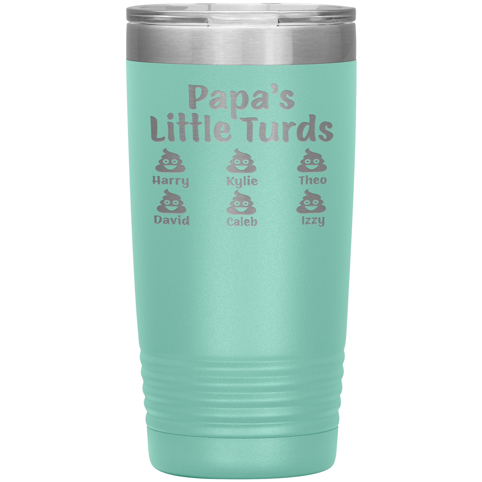 Papa's Little Turds Tumbler