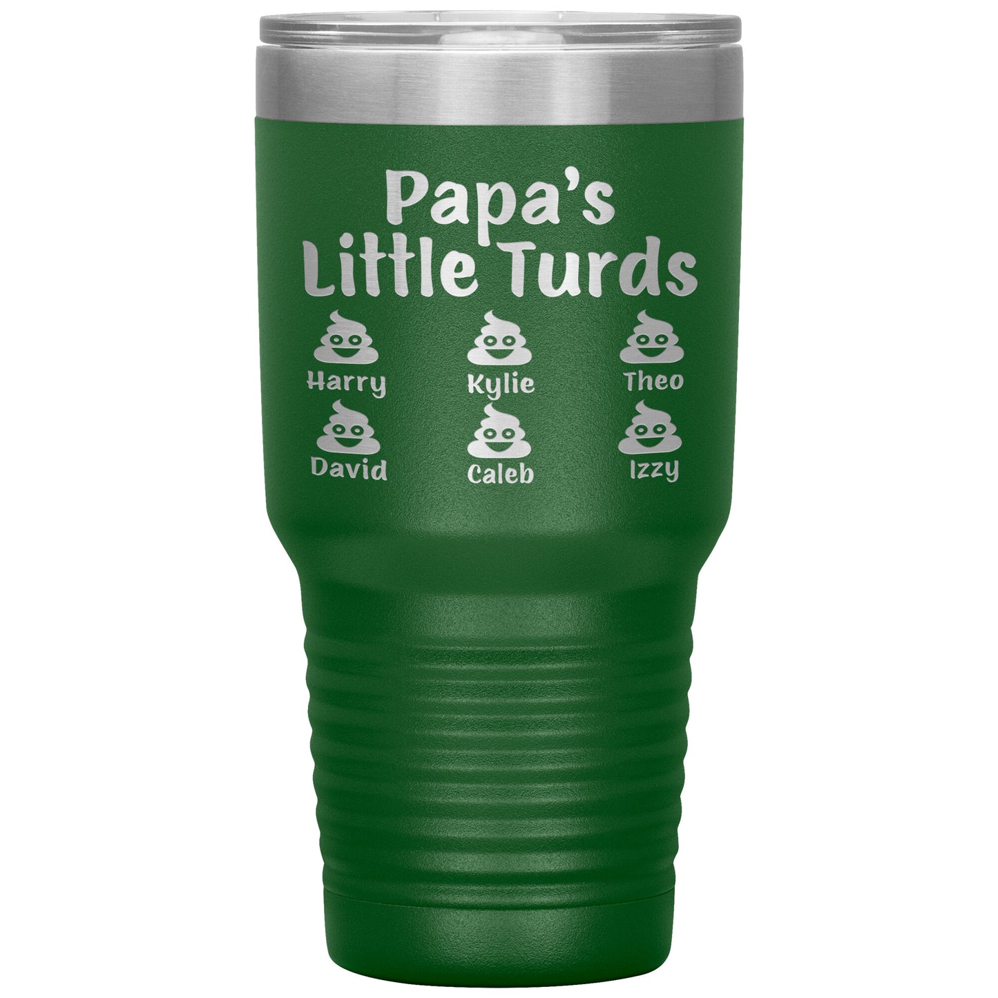 Papa's Little Turds Tumbler