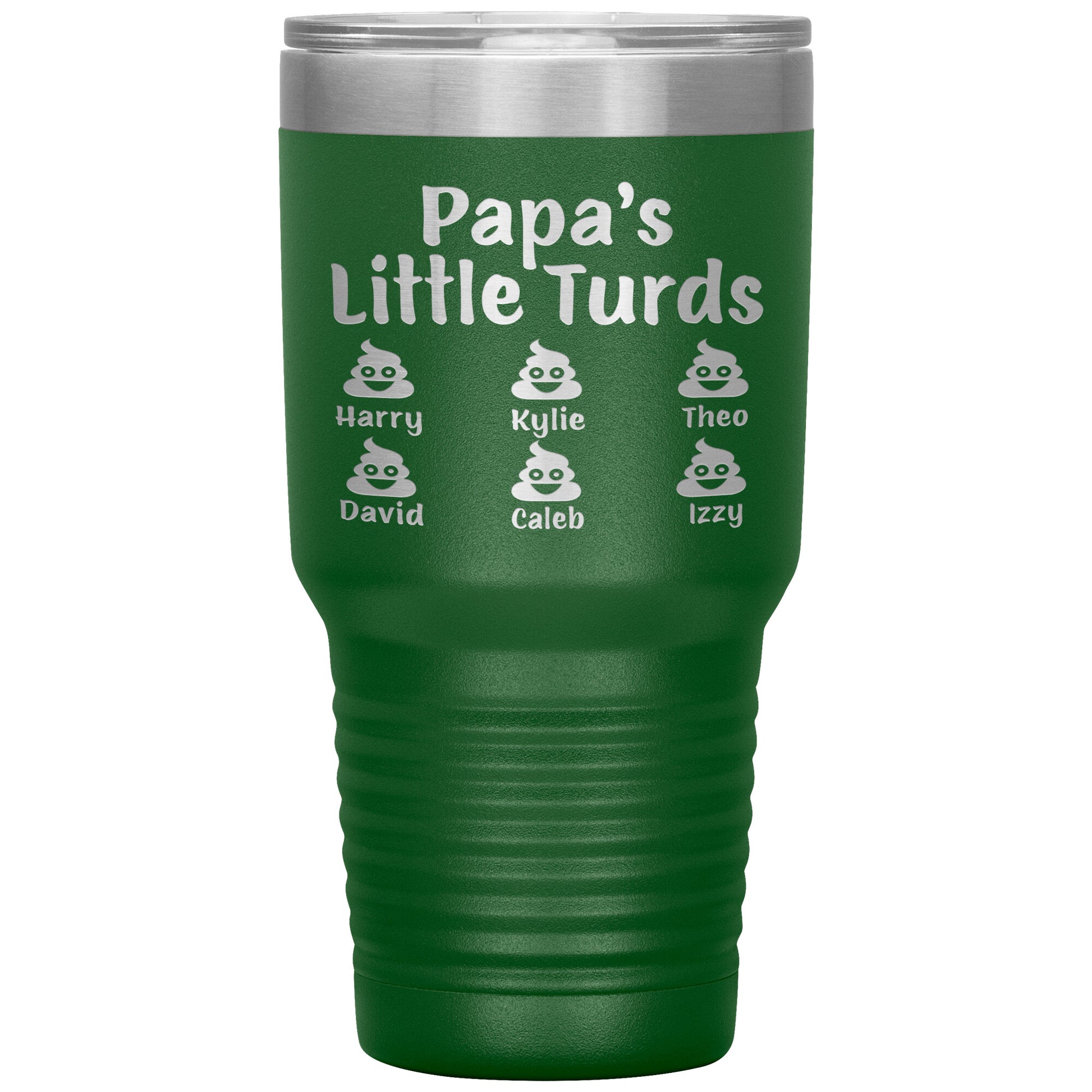 Papa's Little Turds Tumbler