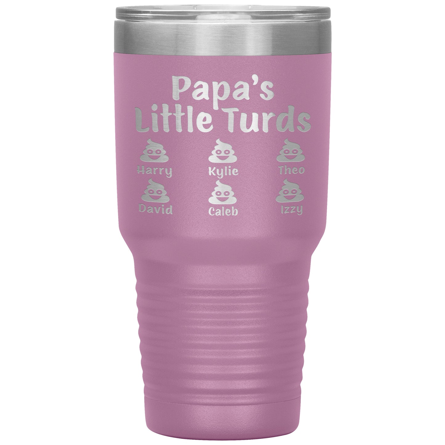 Papa's Little Turds Tumbler