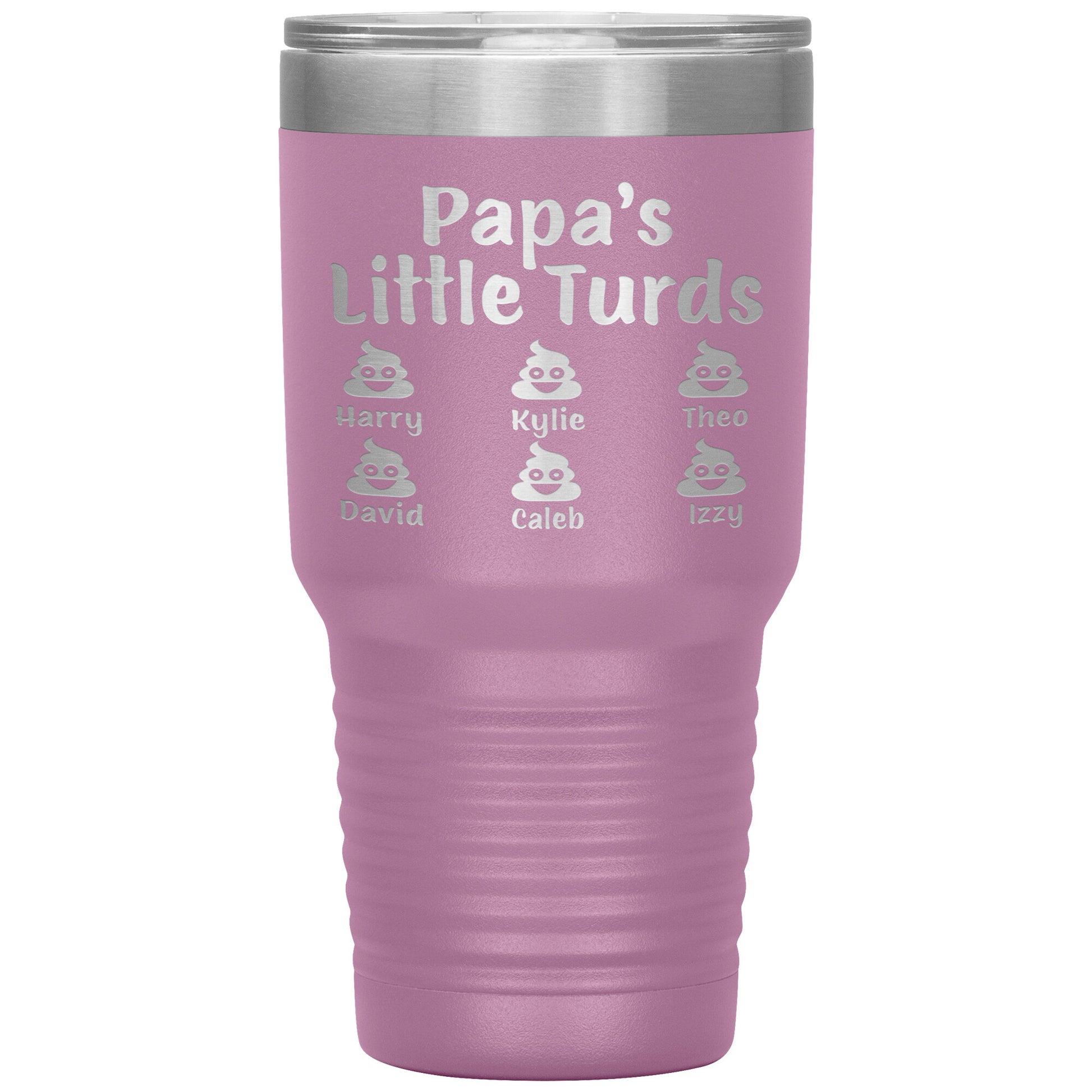 Papa's Little Turds Tumbler