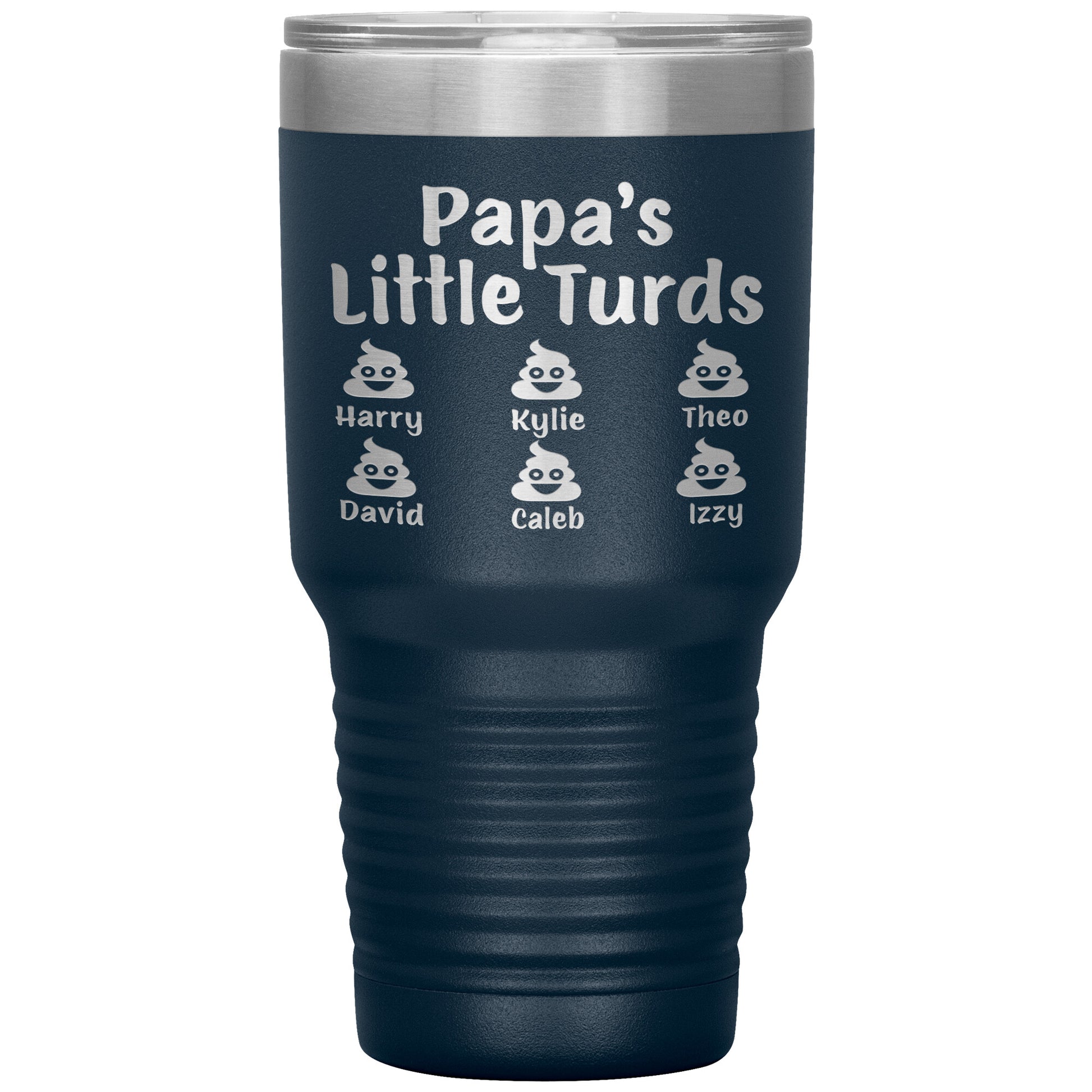 Papa's Little Turds Tumbler
