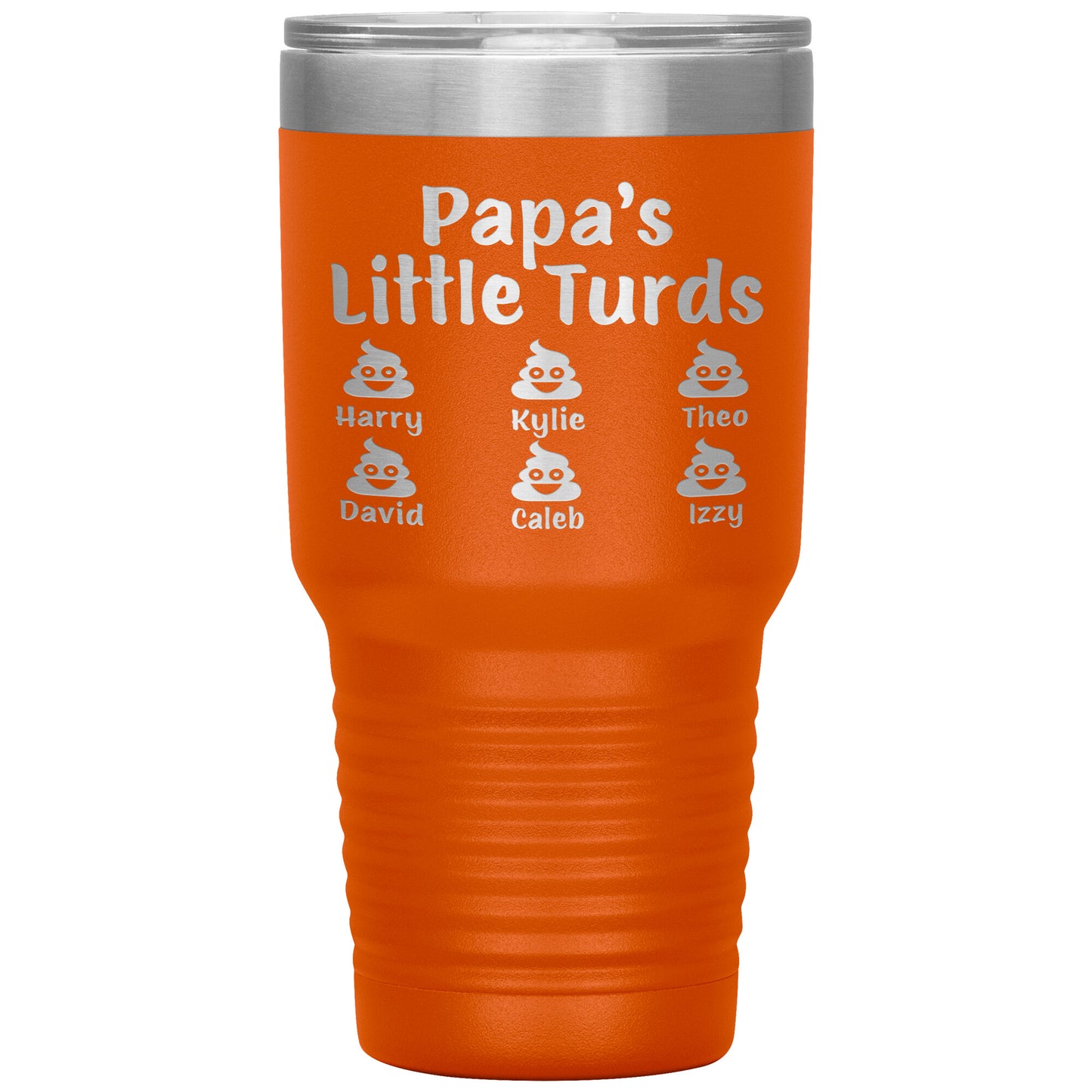 Papa's Little Turds Tumbler