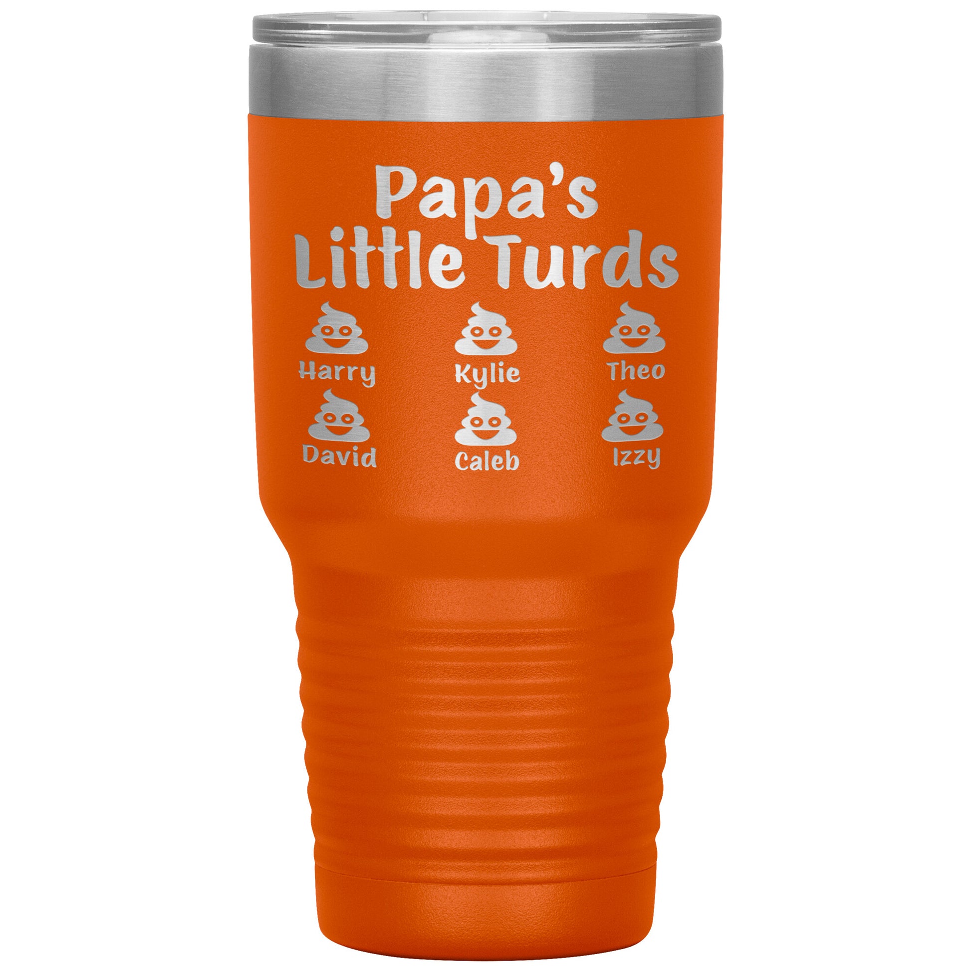 Papa's Little Turds Tumbler
