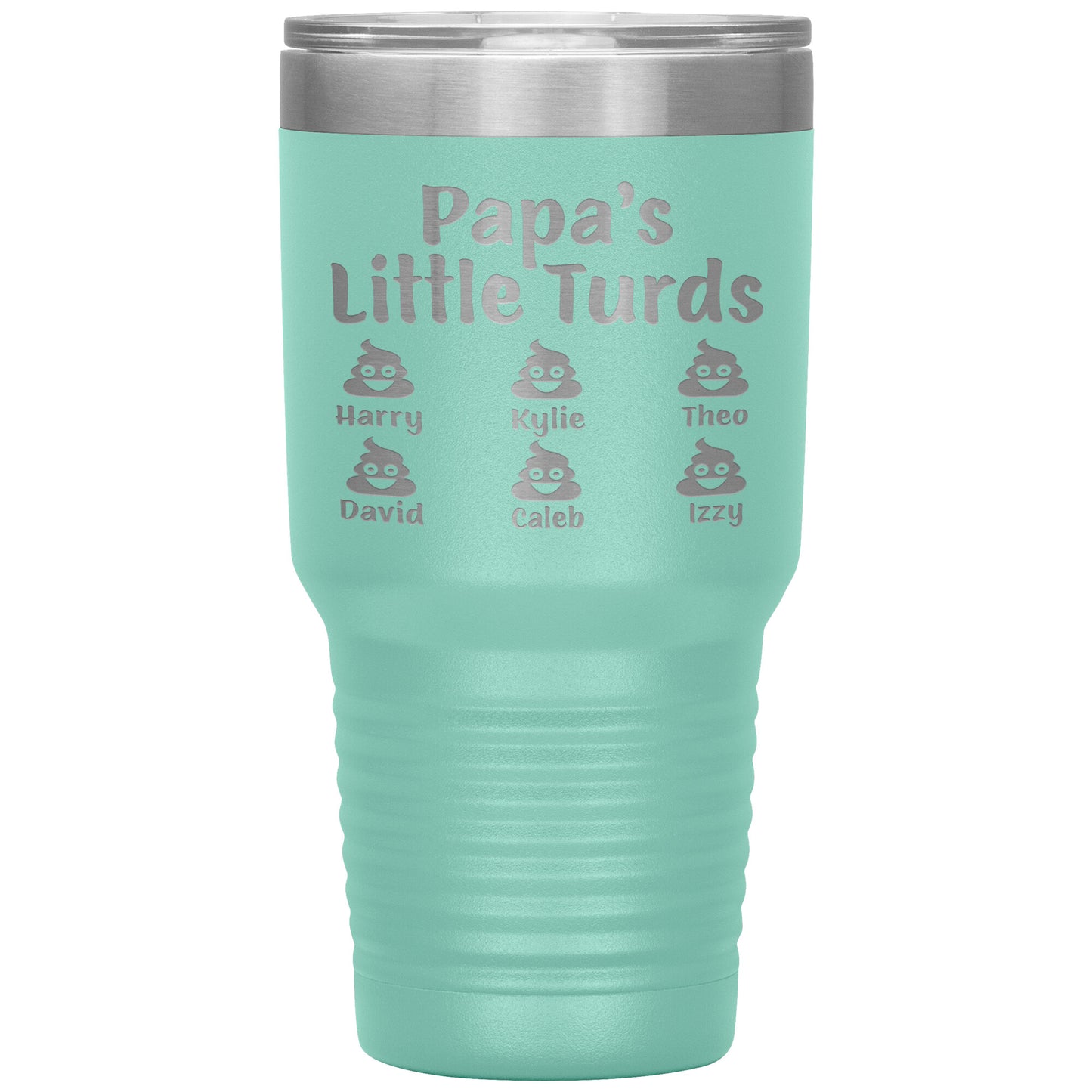 Papa's Little Turds Tumbler