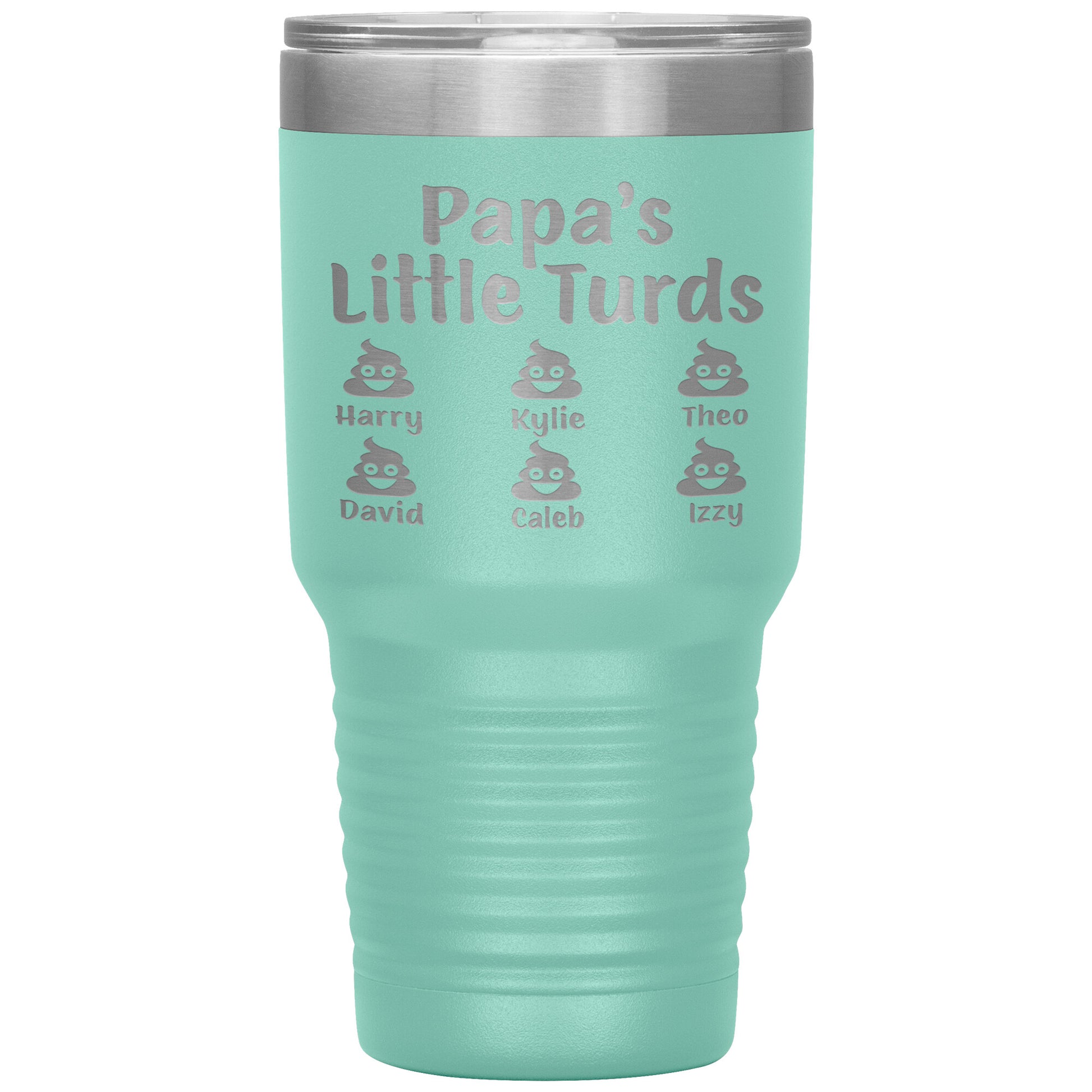 Papa's Little Turds Tumbler