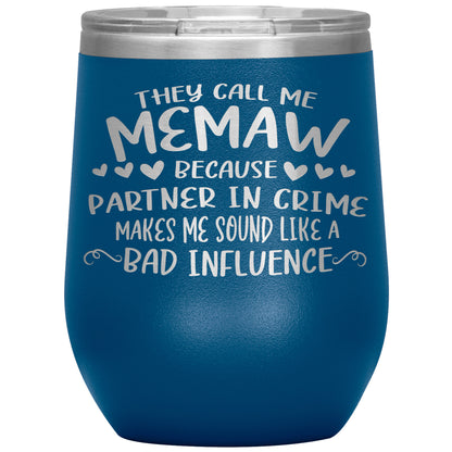 Partner in Crime Memaw Tumbler