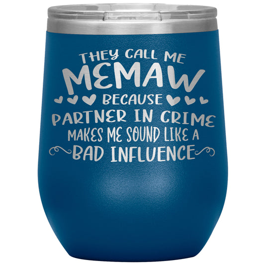Partner in Crime Memaw Tumbler
