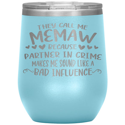 Partner in Crime Memaw Tumbler