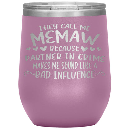 Partner in Crime Memaw Tumbler