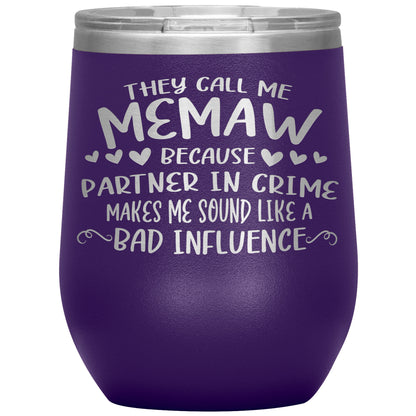 Partner in Crime Memaw Tumbler