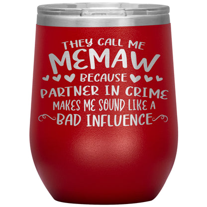 Partner in Crime Memaw Tumbler