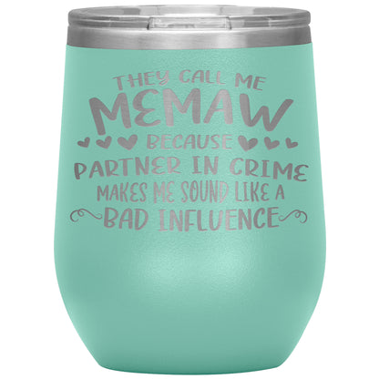 Partner in Crime Memaw Tumbler