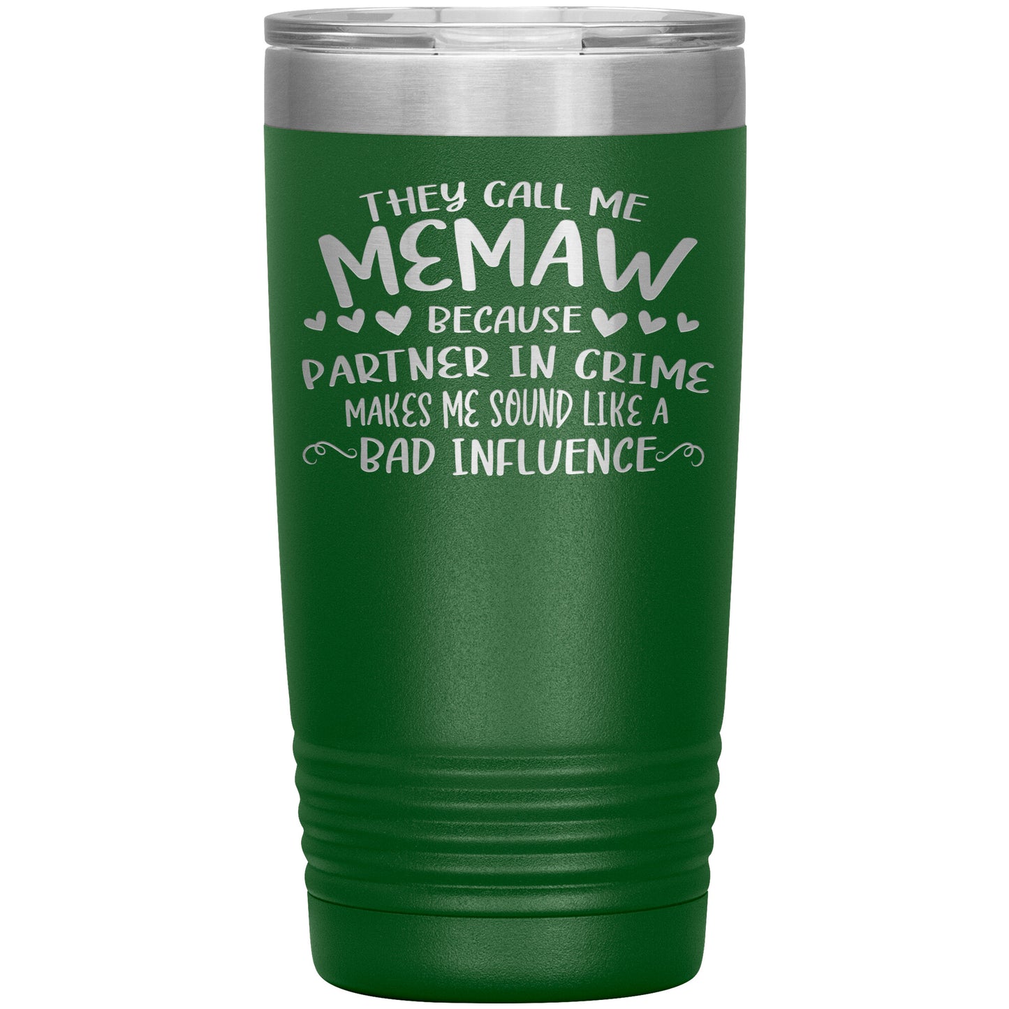 Partner in Crime Memaw Tumbler