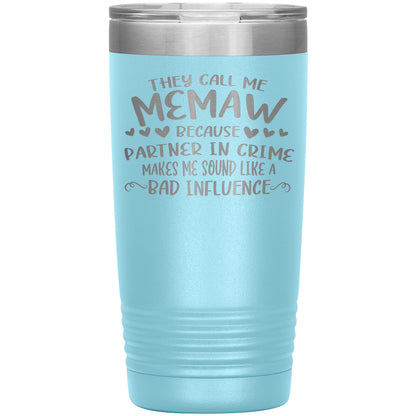 Partner in Crime Memaw Tumbler