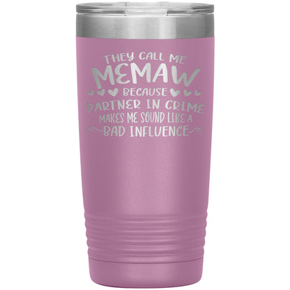 Partner in Crime Memaw Tumbler