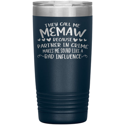 Partner in Crime Memaw Tumbler
