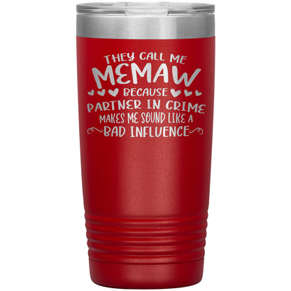 Partner in Crime Memaw Tumbler