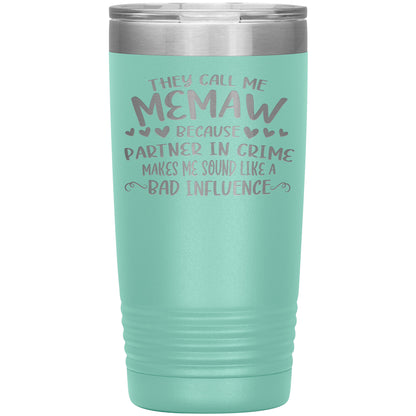 Partner in Crime Memaw Tumbler