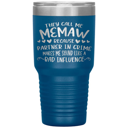 Partner in Crime Memaw Tumbler