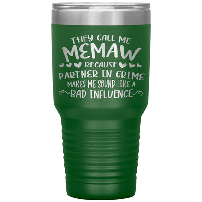 Partner in Crime Memaw Tumbler