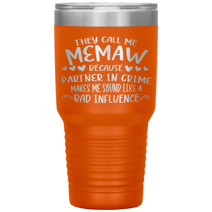 Partner in Crime Memaw Tumbler