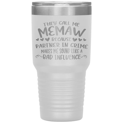 Partner in Crime Memaw Tumbler