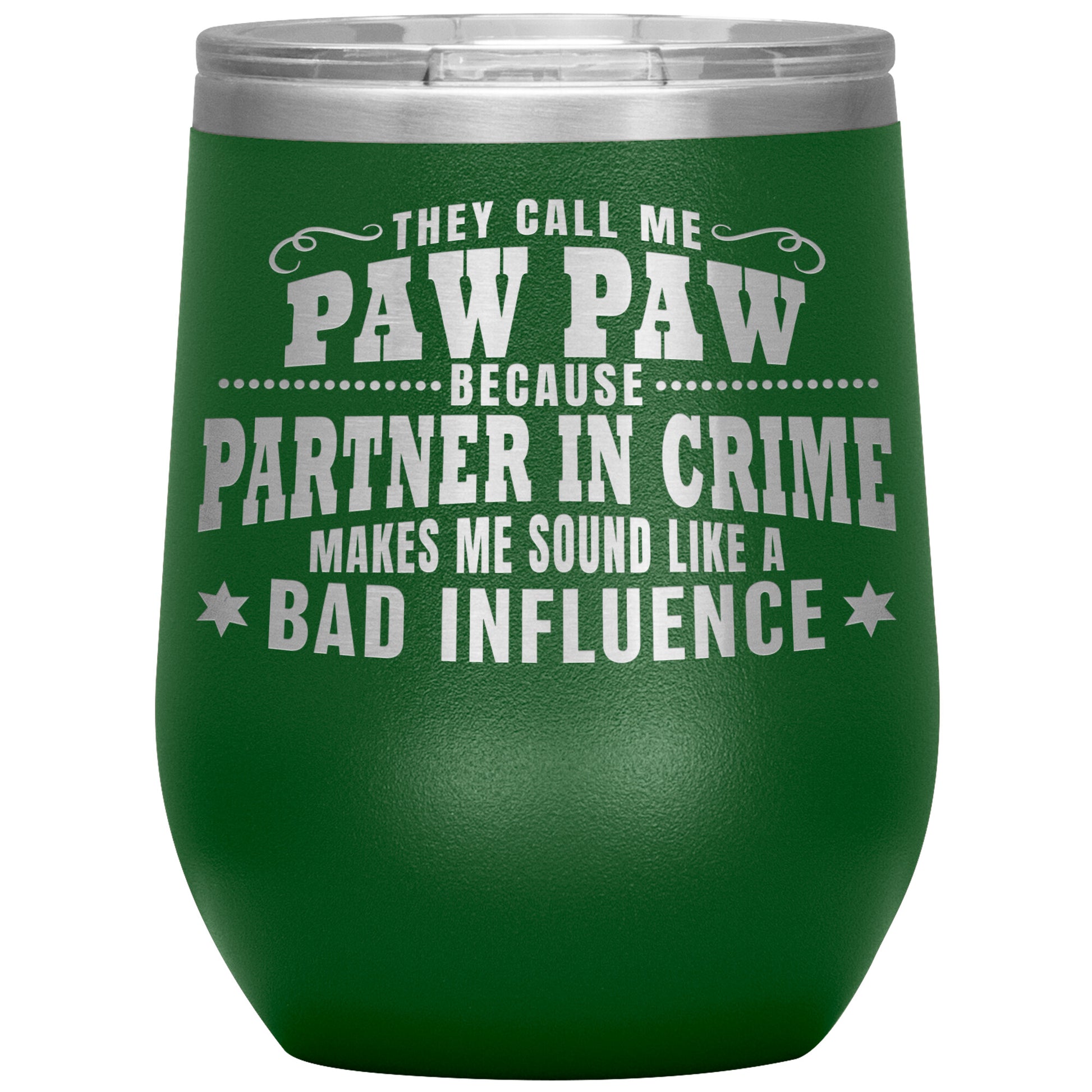 Paw Paw Partner in Crime Tumbler