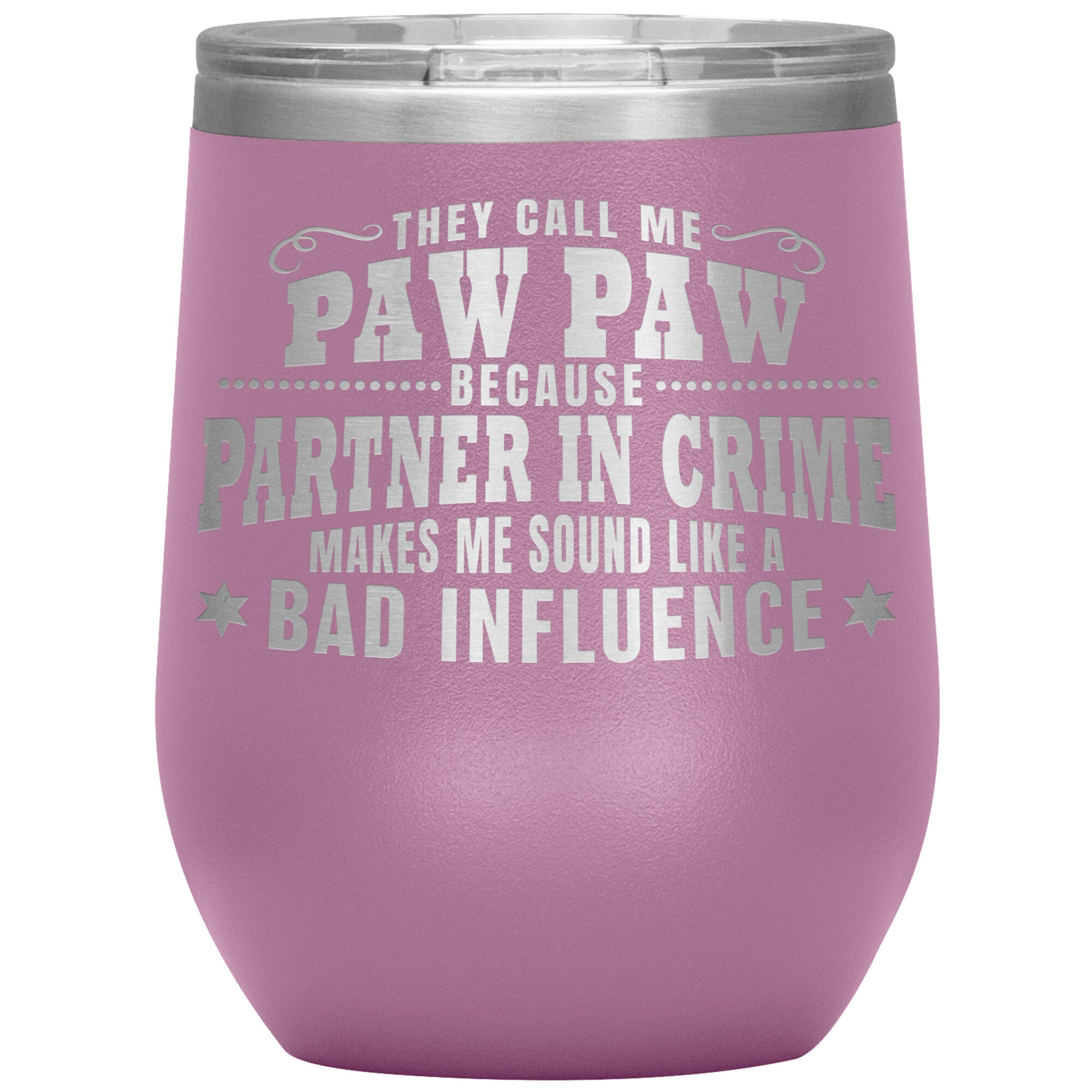 Paw Paw Partner in Crime Tumbler
