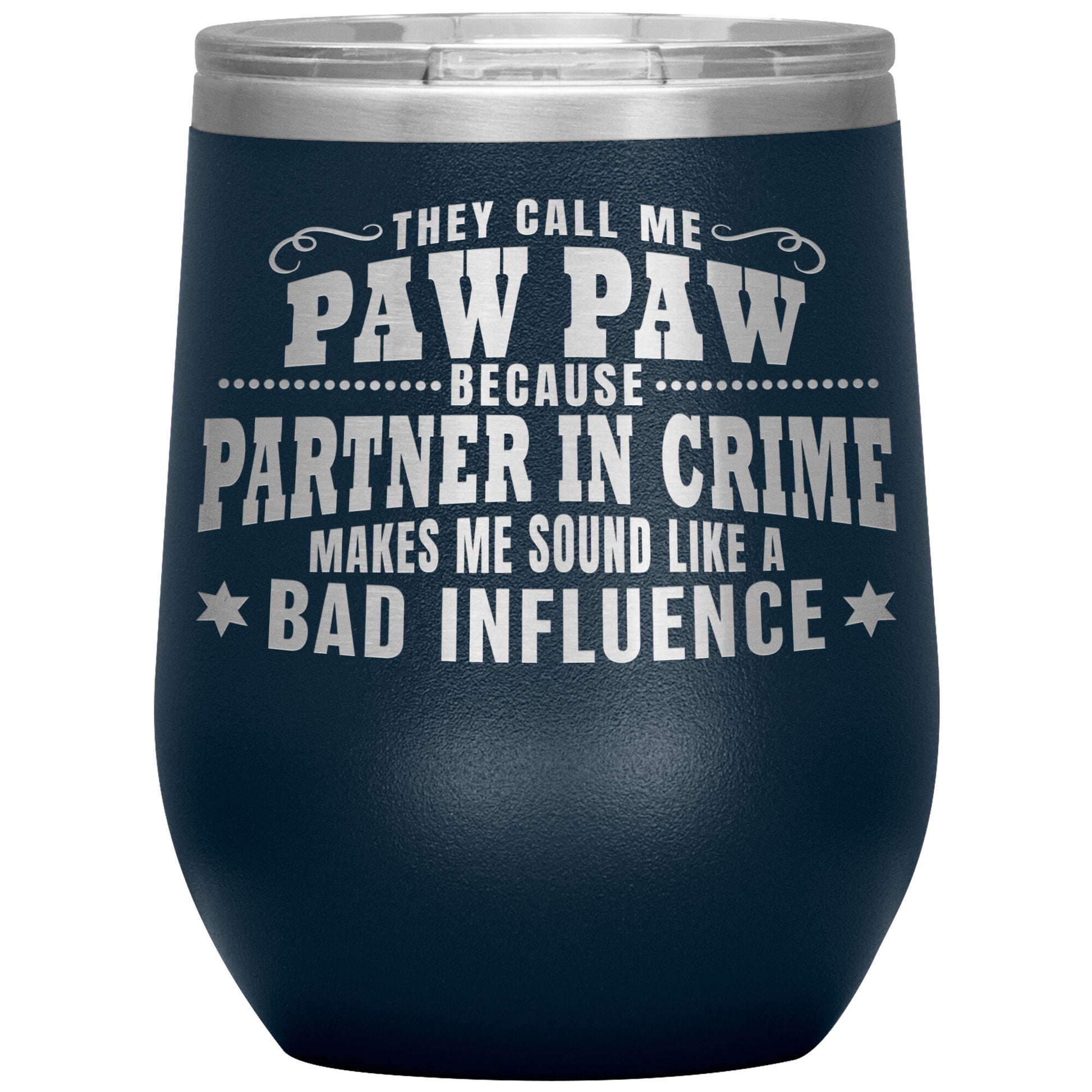 Paw Paw Partner in Crime Tumbler