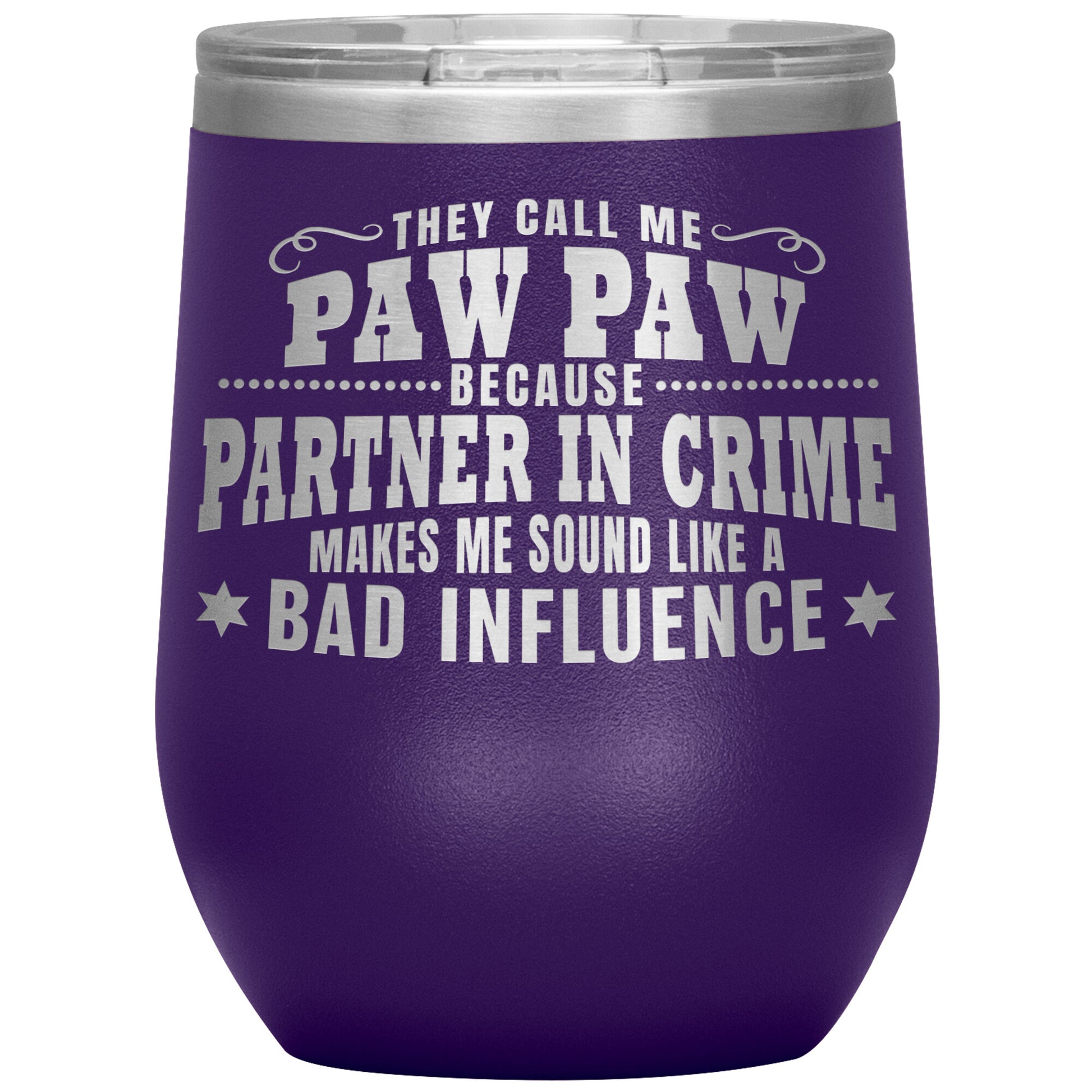 Paw Paw Partner in Crime Tumbler