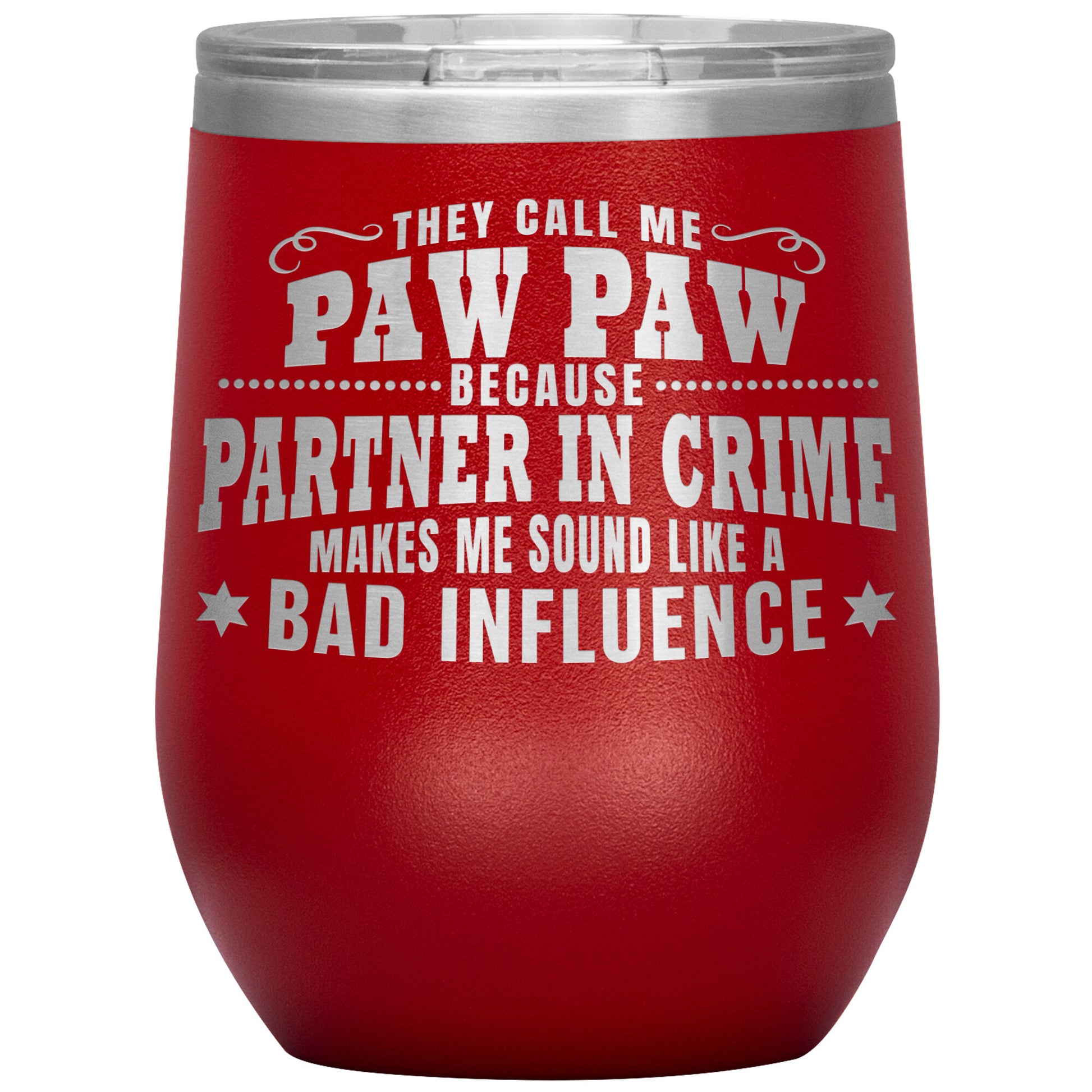 Paw Paw Partner in Crime Tumbler