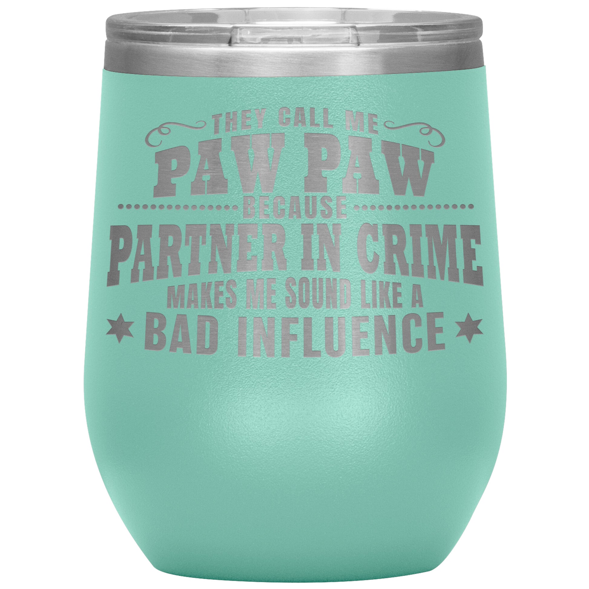 Paw Paw Partner in Crime Tumbler