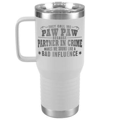 Paw Paw Partner in Crime Tumbler