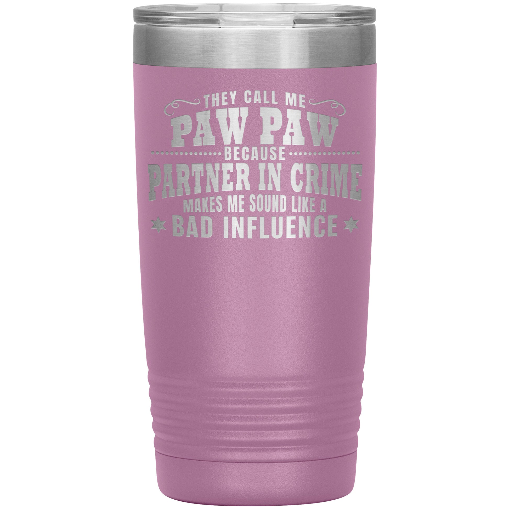 Paw Paw Partner in Crime Tumbler