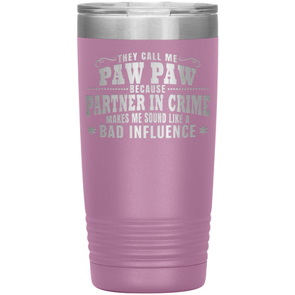 Paw Paw Partner in Crime Tumbler