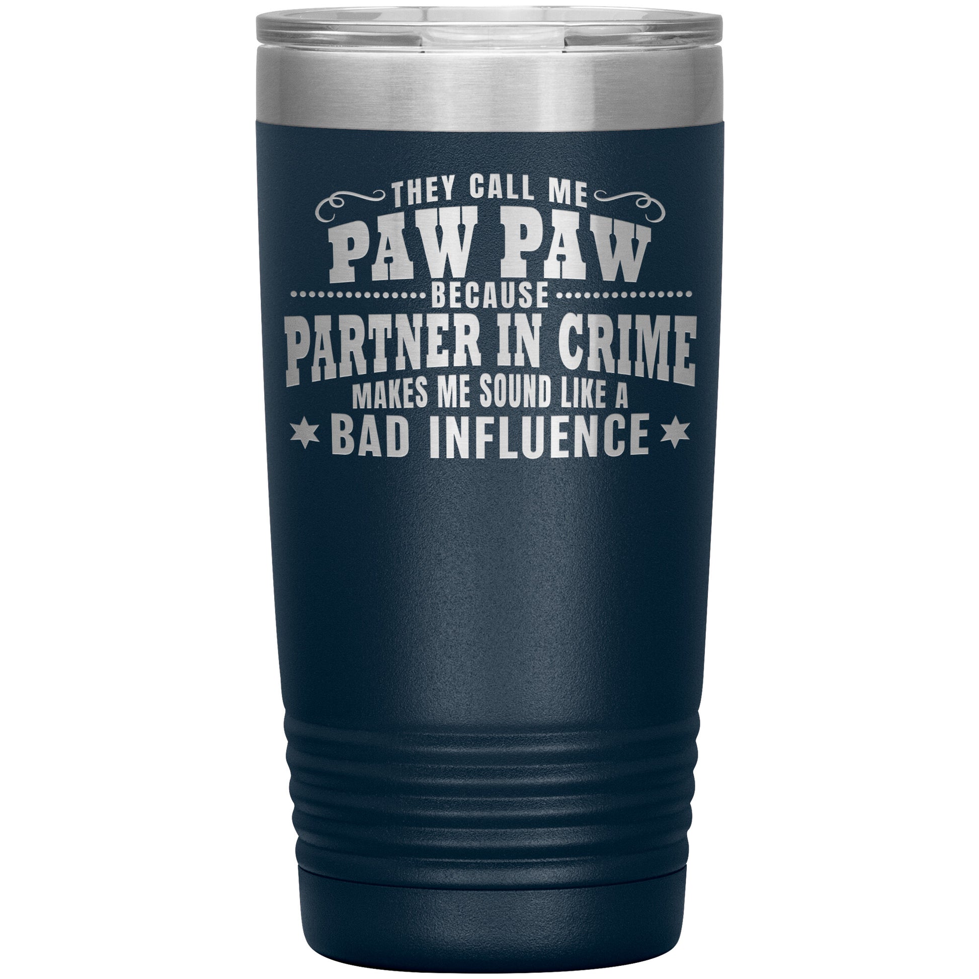 Paw Paw Partner in Crime Tumbler