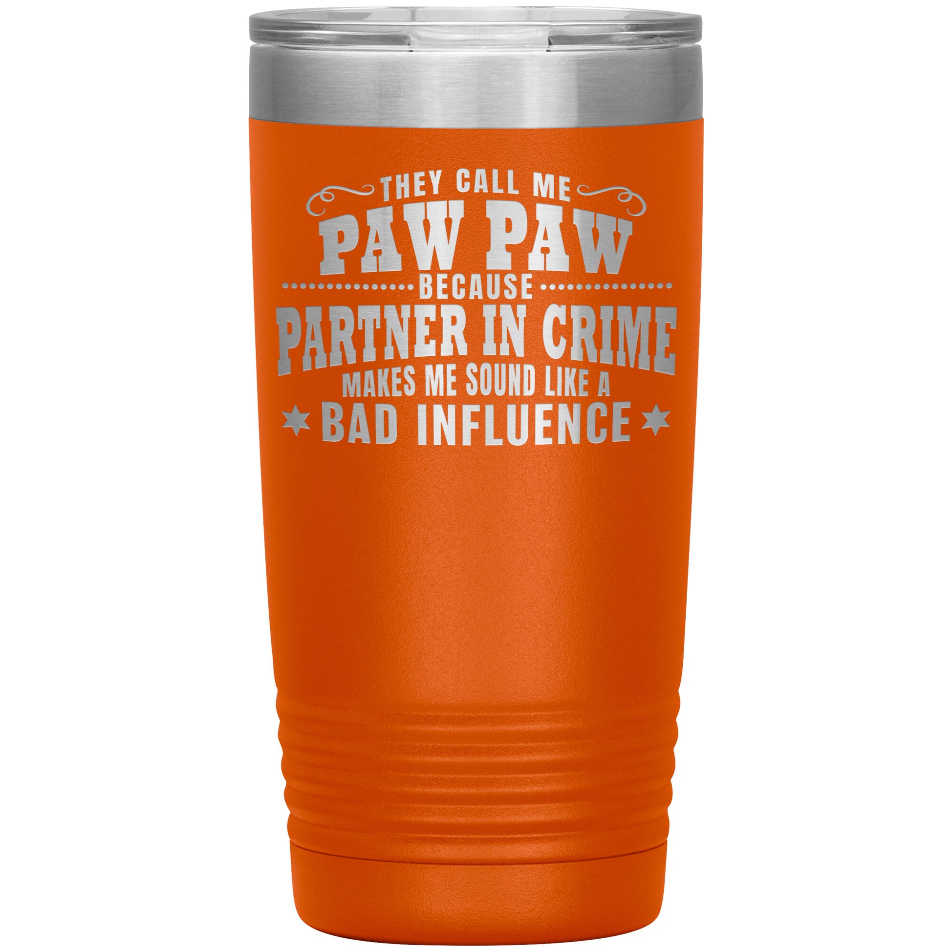 Paw Paw Partner in Crime Tumbler