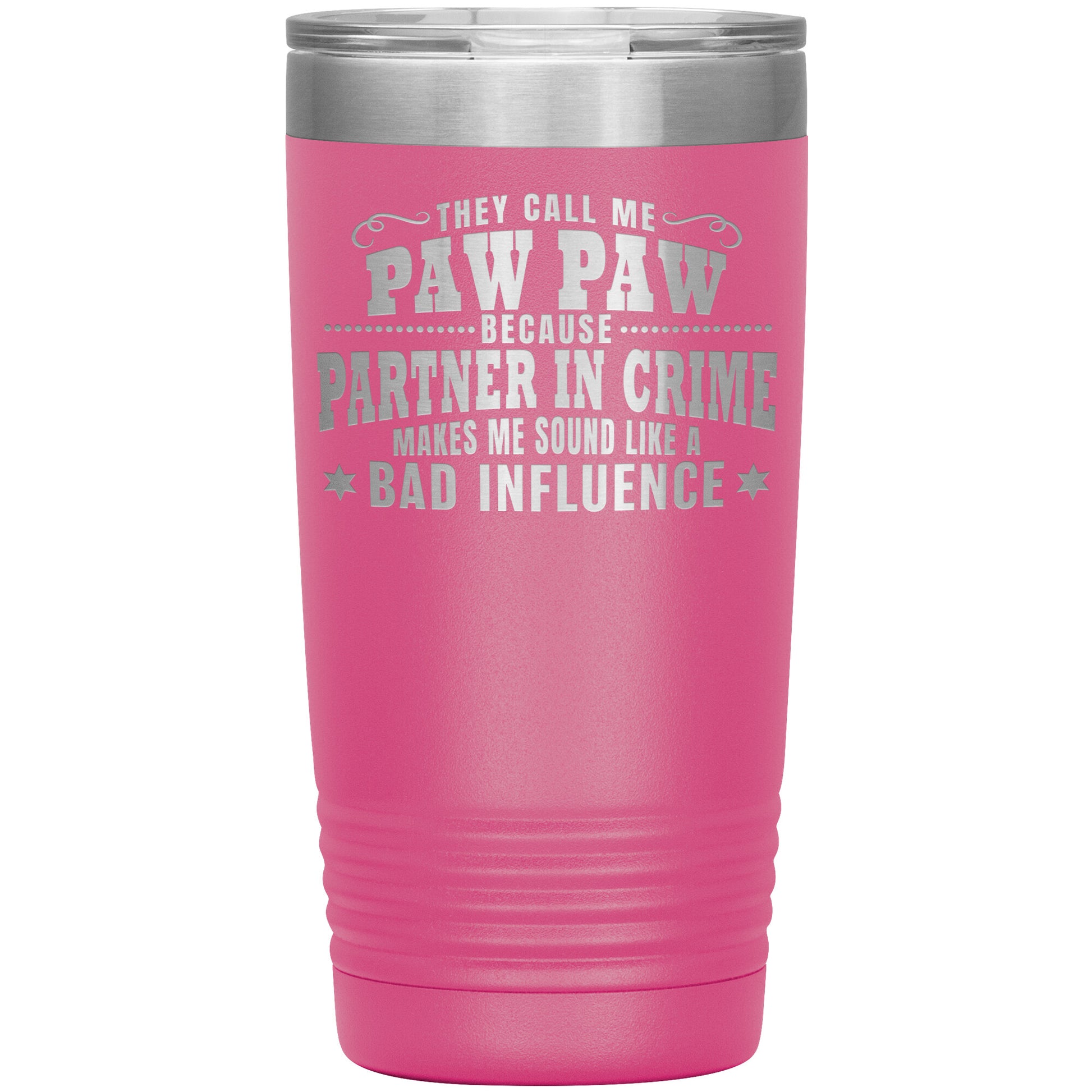 Paw Paw Partner in Crime Tumbler