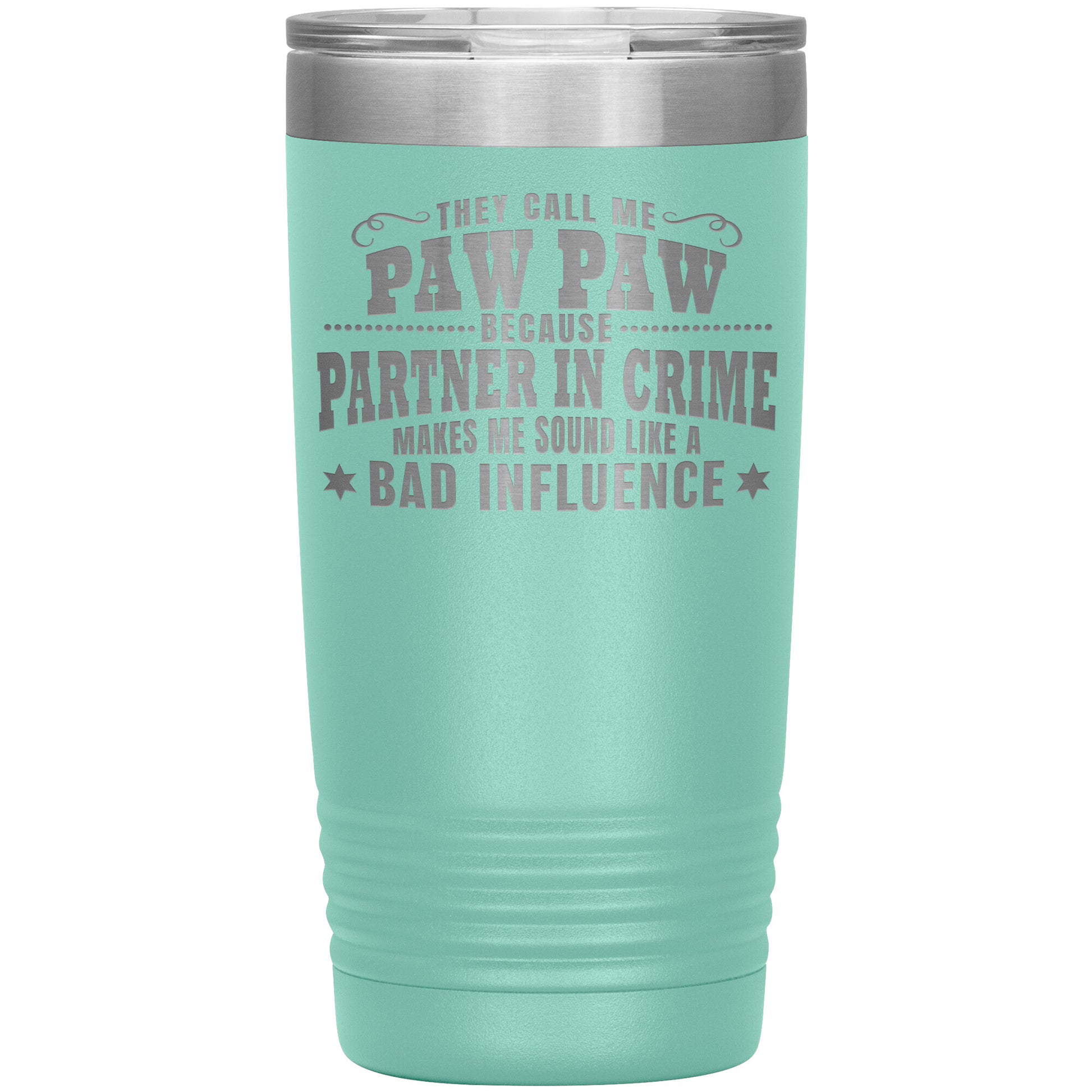 Paw Paw Partner in Crime Tumbler