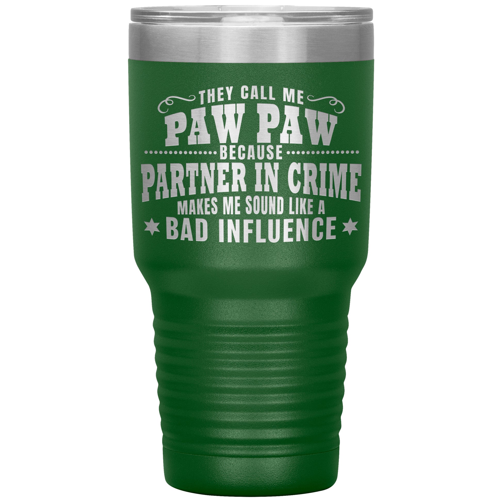 Paw Paw Partner in Crime Tumbler