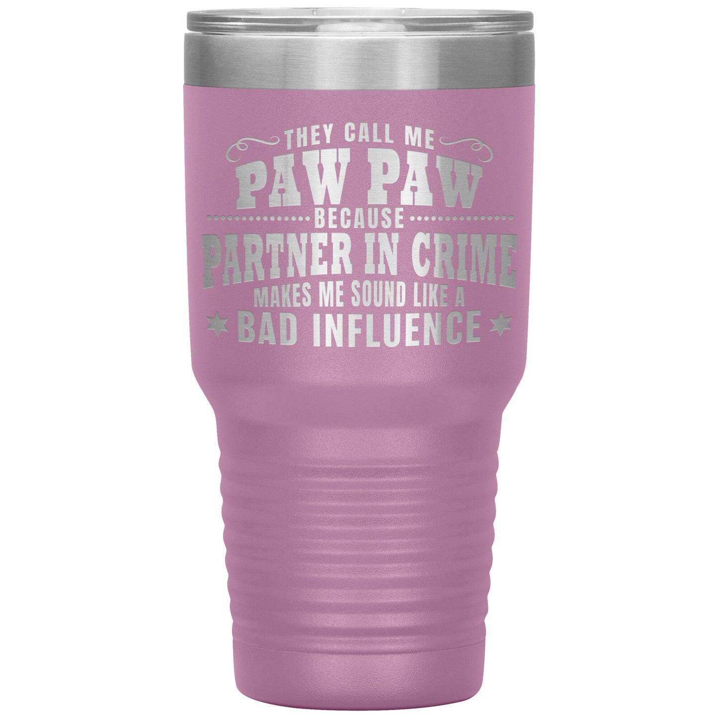 Paw Paw Partner in Crime Tumbler