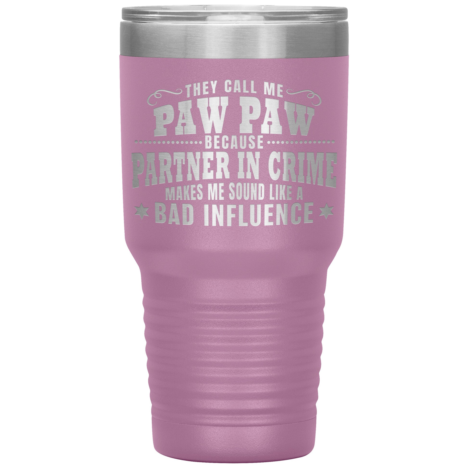 Paw Paw Partner in Crime Tumbler