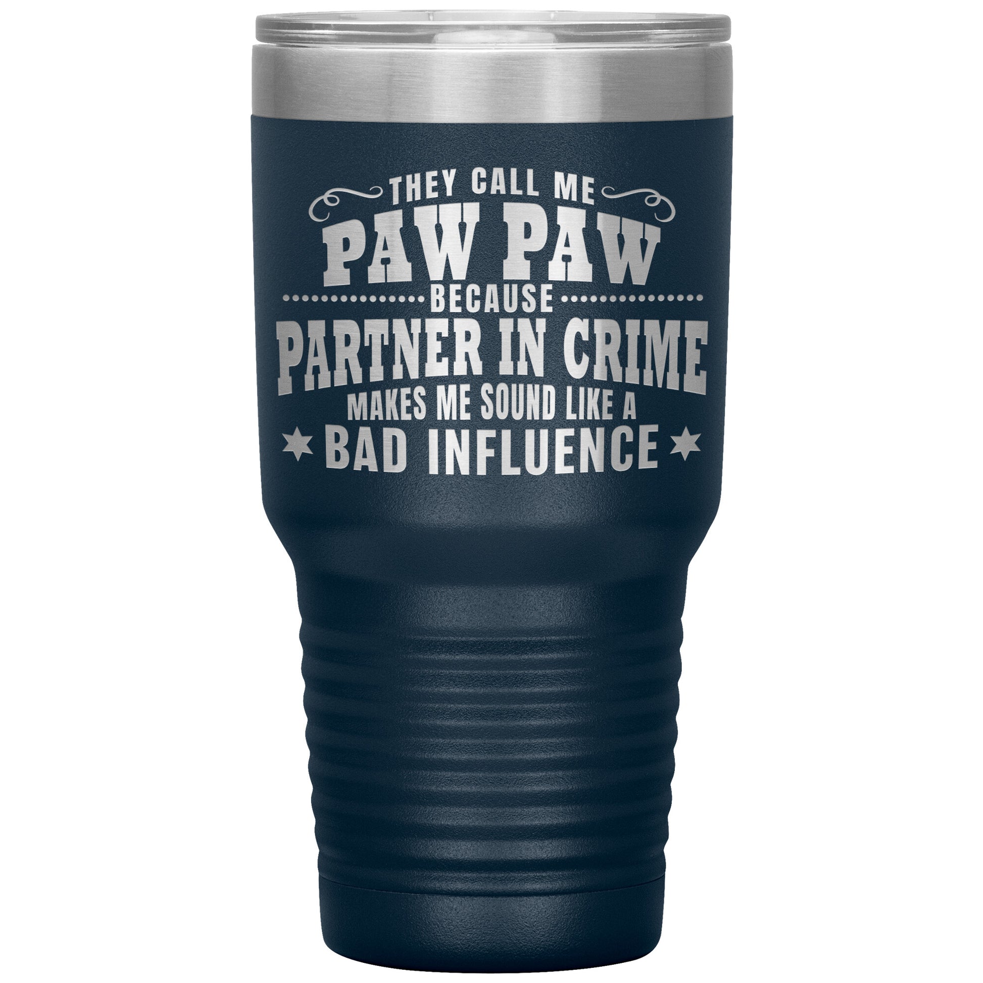 Paw Paw Partner in Crime Tumbler