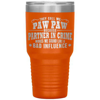 Paw Paw Partner in Crime Tumbler