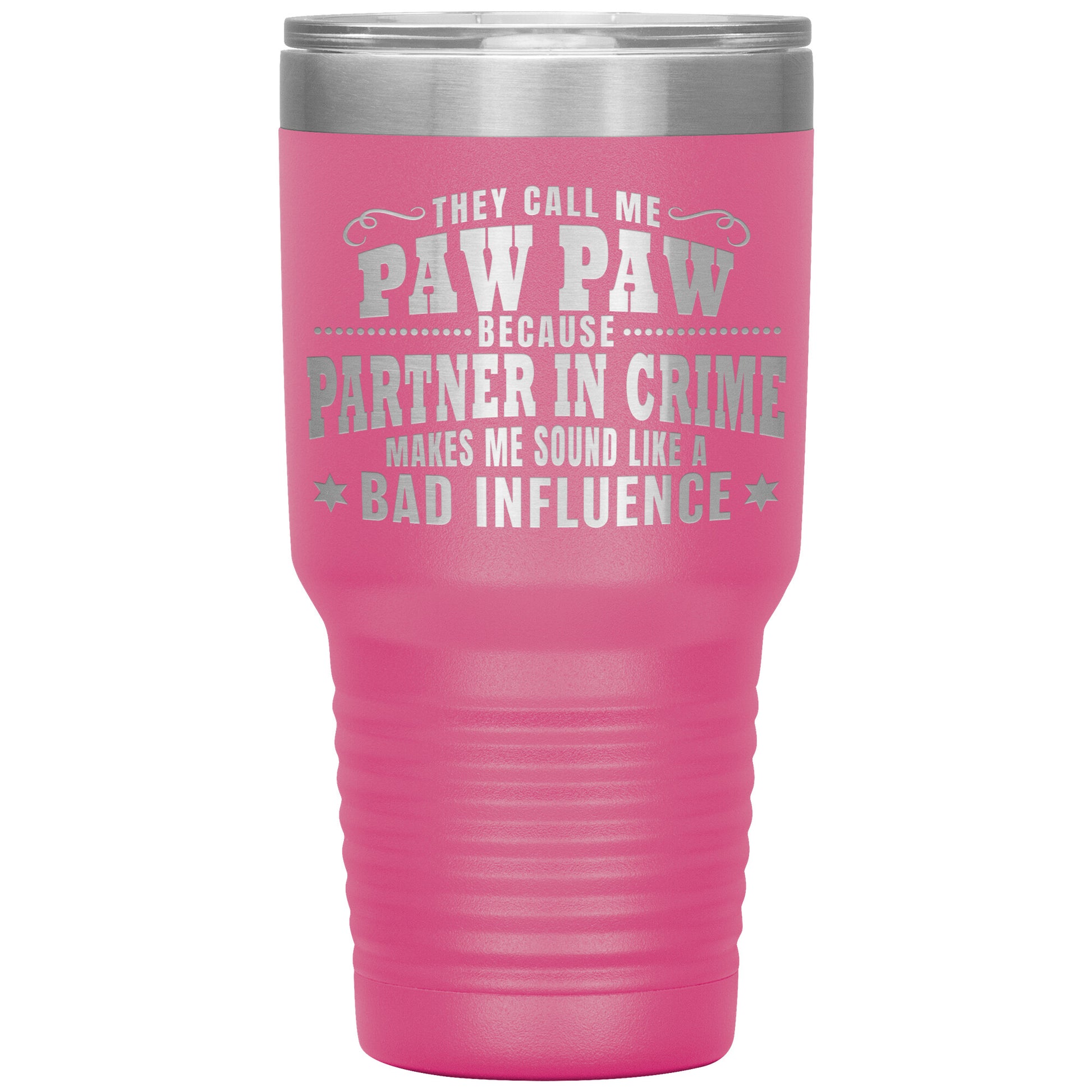 Paw Paw Partner in Crime Tumbler