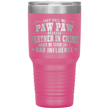 Paw Paw Partner in Crime Tumbler