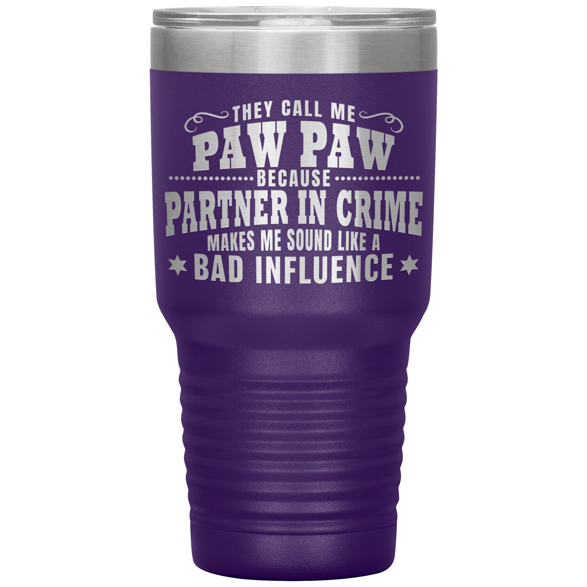 Paw Paw Partner in Crime Tumbler