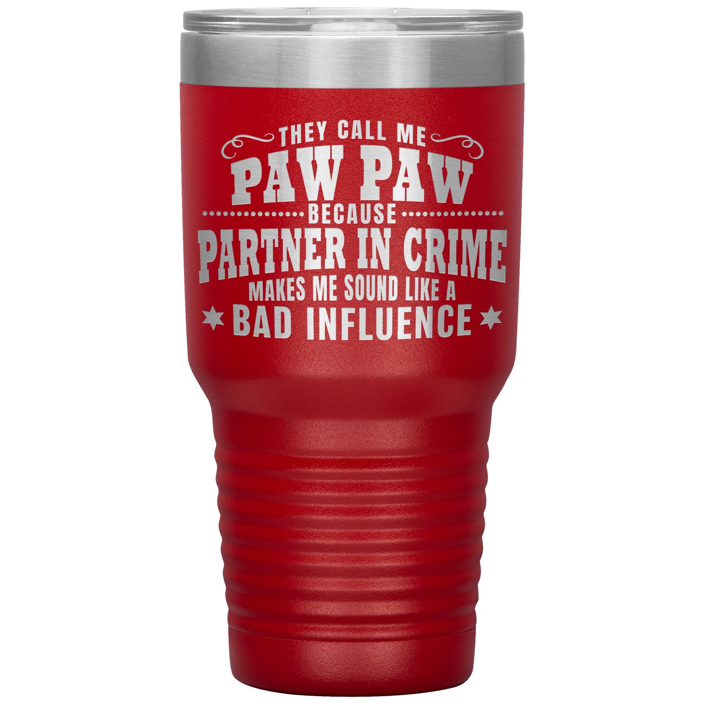Paw Paw Partner in Crime Tumbler