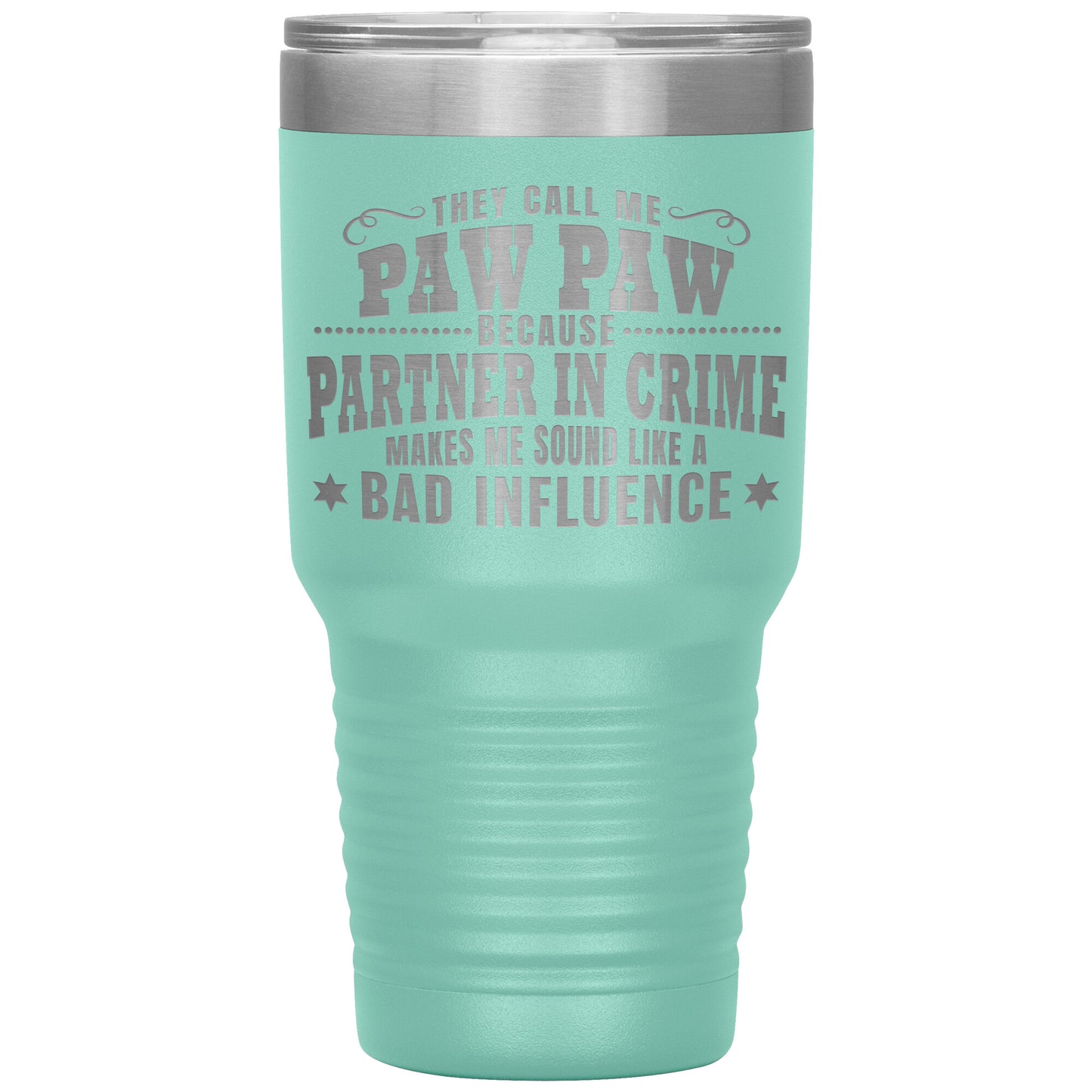 Paw Paw Partner in Crime Tumbler